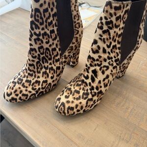 Sam Edelman Leopard Print Ankle Booties